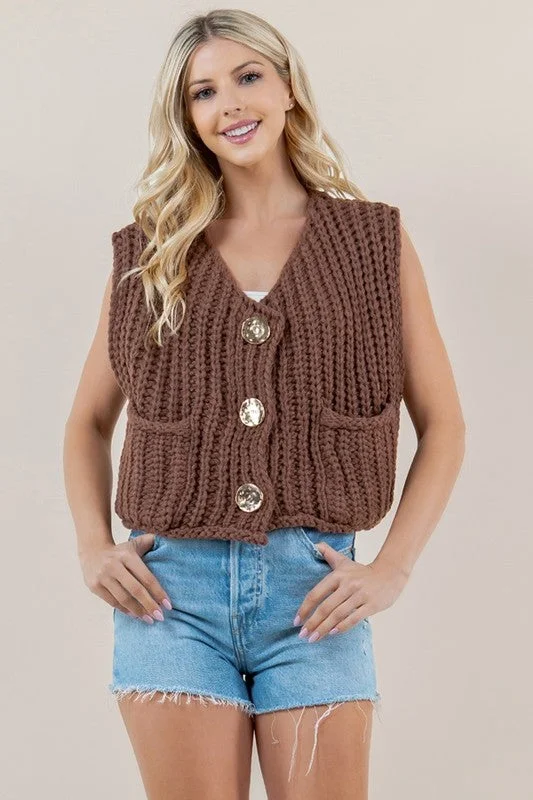 Sleeveless Women's Cashmere Vests for a Luxurious LayerSolid Round Neck Sweater Vest Sleeveless Women's Cashmere Vests for a Luxurious LayerSolid Round Neck Sweater Vest