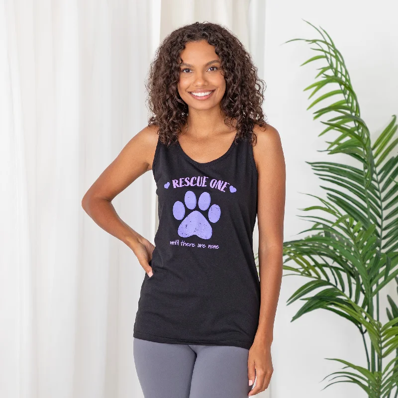 Mock Neck Women's Performance Tank Tops for CyclingRescue One Until There Are None Tank Top Mock Neck Women's Performance Tank Tops for CyclingRescue One Until There Are None Tank Top