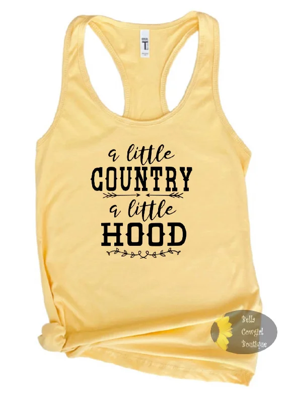 Plunge Neck Women's Seamless Tank Tops for a Smooth FitA Little Country A Little Hood Women's Tank Top Plunge Neck Women's Seamless Tank Tops for a Smooth FitA Little Country A Little Hood Women's Tank Top
