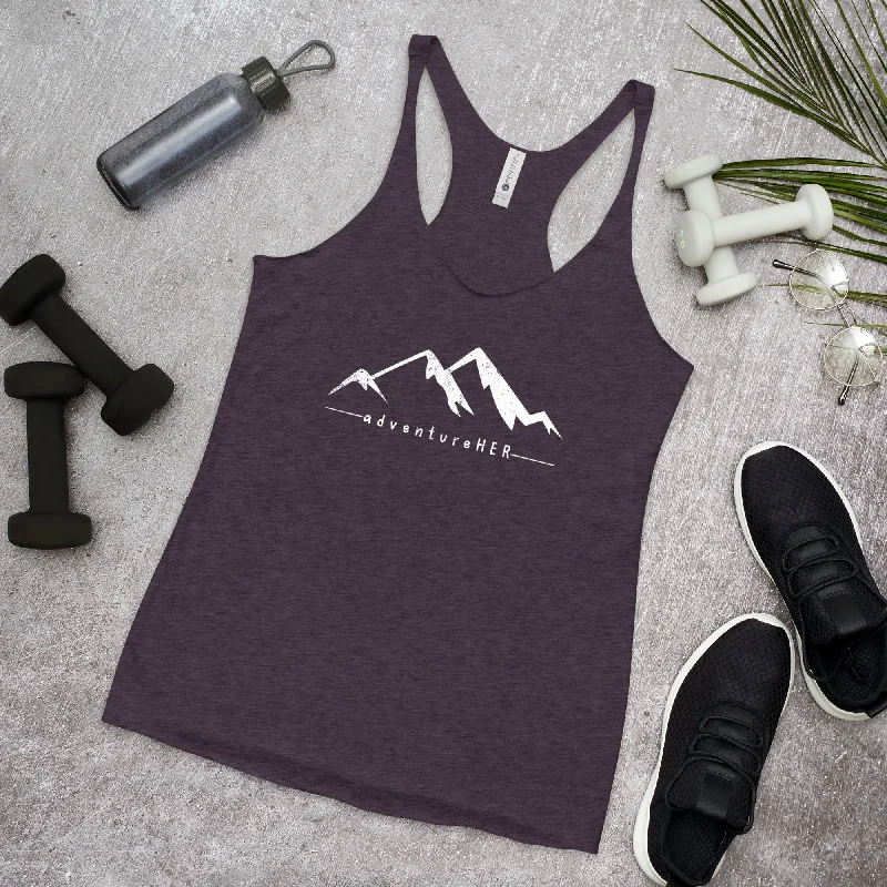 Plunge Neck Women's Seamless Tank Tops for a Smooth FitAdventureHER Tank