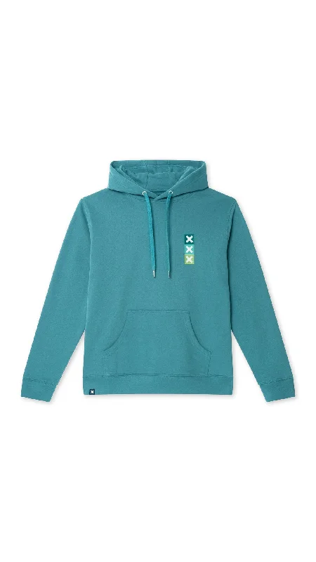 Women's fleece - lined hoodie with thumbholes for warmth in winterHOODIE SQUARE AMAZON GREEN Women's fleece - lined hoodie with thumbholes for warmth in winterHOODIE SQUARE AMAZON GREEN