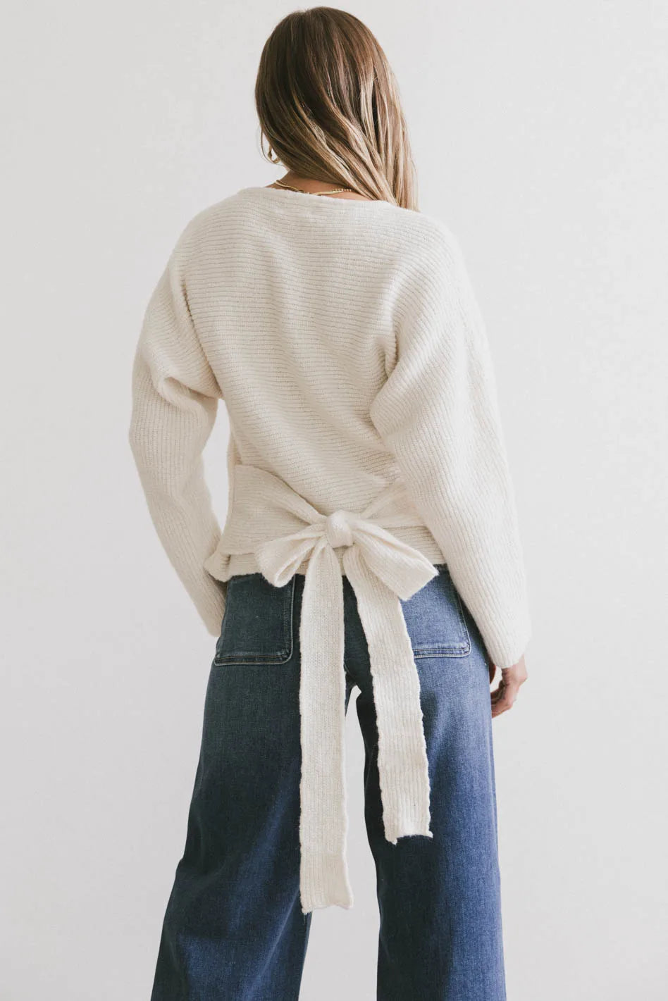Plus Size Women's Embroidered Floral Patterned Sweater in White for a Spring - Inspired LookAzura Knit Sweater in Cream Plus Size Women's Embroidered Floral Patterned Sweater in White for a Spring - Inspired LookAzura Knit Sweater in Cream