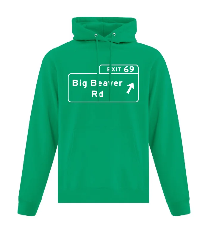 Women's crew - neck sweatshirt in a heather gray shade for a classic and versatile optionBig Beaver Rd Hooded Sweatshirt