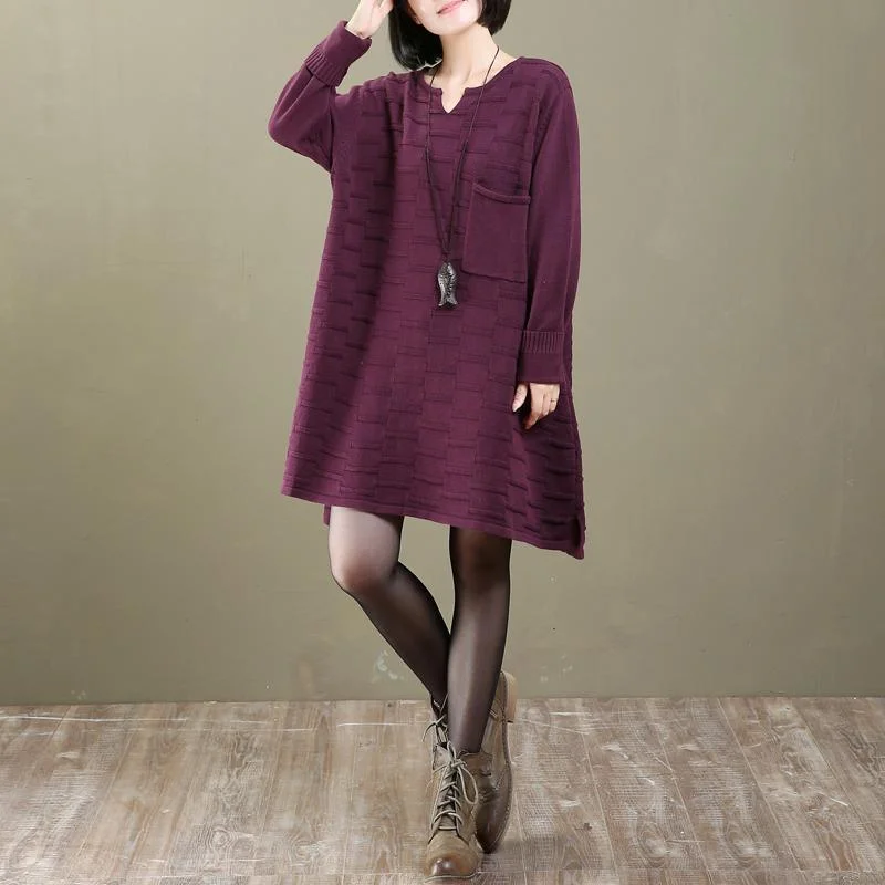Sequin - Embellished Women's Pullovers for a Sparkly Night Outboutique mulberry purple knit dresses spring fashion spring dresses Elegant pullover baggy sweaters Sequin - Embellished Women's Pullovers for a Sparkly Night Outboutique mulberry purple knit dresses spring fashion spring dresses Elegant pullover baggy sweaters