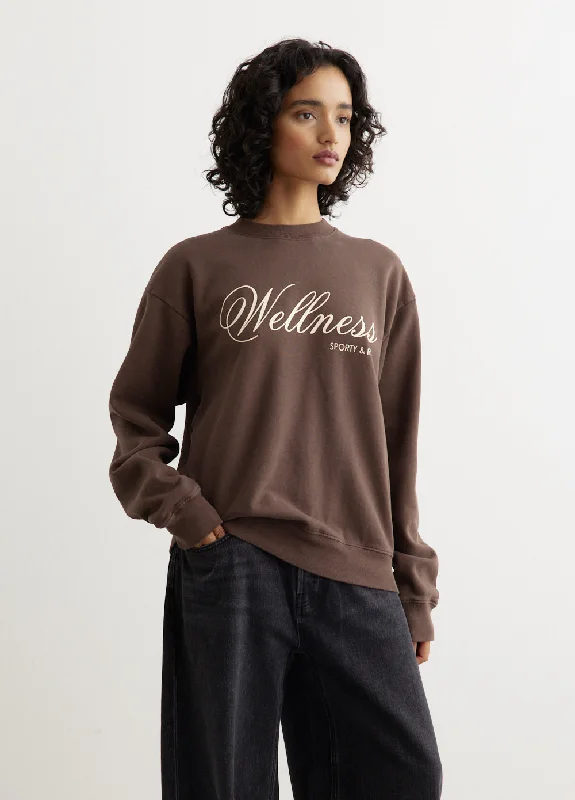 Women's graphic - printed sweatshirt featuring floral patterns for a feminine touchCarlyle Crewneck Women's graphic - printed sweatshirt featuring floral patterns for a feminine touchCarlyle Crewneck