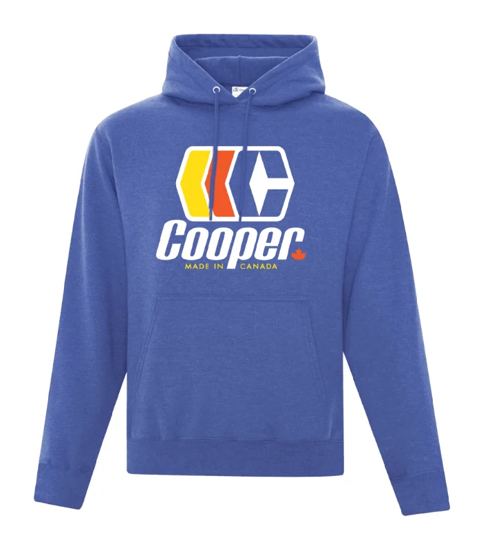 Women's cropped sweatshirt with a slogan graphic for a fun and expressive lookCooper Hockey Hooded Sweatshirt Women's cropped sweatshirt with a slogan graphic for a fun and expressive lookCooper Hockey Hooded Sweatshirt