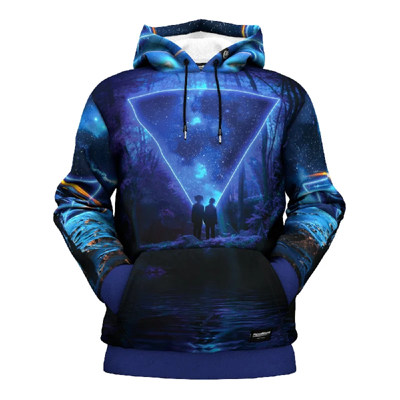 Women's hoodie with a detachable hood for customizable stylingCraters Hoodie