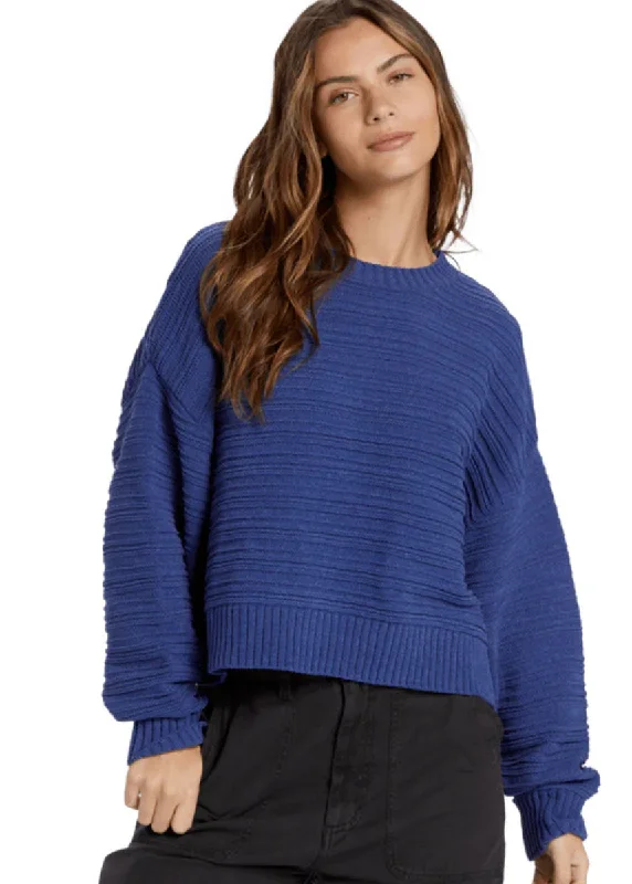 Sequin - Embellished Women's Pullovers for a Sparkly Night OutEvie Pullover Sweater - I Sea Indigo Sequin - Embellished Women's Pullovers for a Sparkly Night OutEvie Pullover Sweater - I Sea Indigo