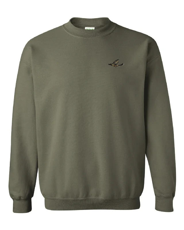Women's sherpa - lined hoodie for extreme cold weather outdoor activitiesFishfly Crewneck