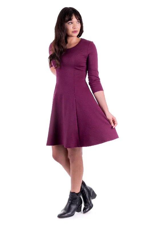 Knee - Length Women's Wool Blend Sweater Dresses in Neutral ColorsForget-me-not Patterns Clementine Dress & Top Knee - Length Women's Wool Blend Sweater Dresses in Neutral ColorsForget-me-not Patterns Clementine Dress & Top