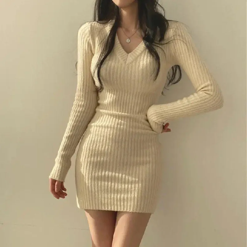 Women's Off - Shoulder Chunky Knit Sweater Dresses in Earth TonesHelene Knitted Woolen Dress Women's Off - Shoulder Chunky Knit Sweater Dresses in Earth TonesHelene Knitted Woolen Dress
