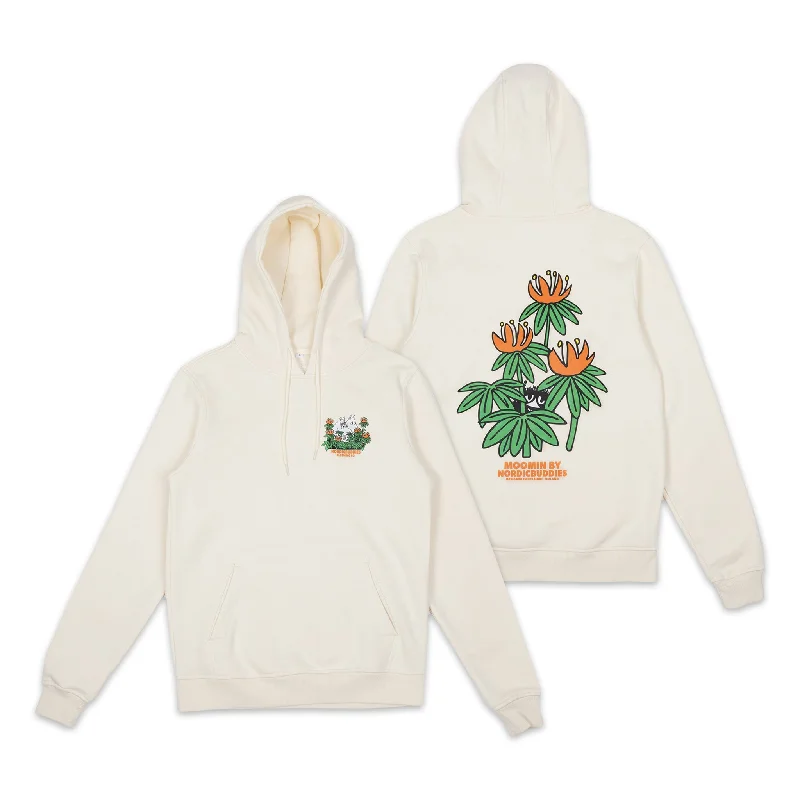 Women's oversized cropped hoodie with drawstrings for a trendy lookHide and Seek Hoodie Unisex - White