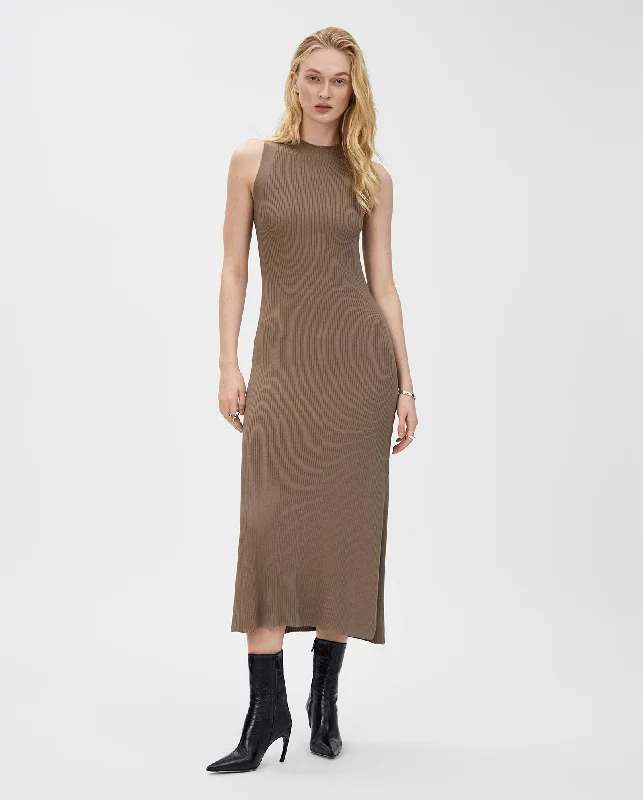 Longline Women's Mohair Sweater Dresses in a Loose FitKLAUDIA Dress