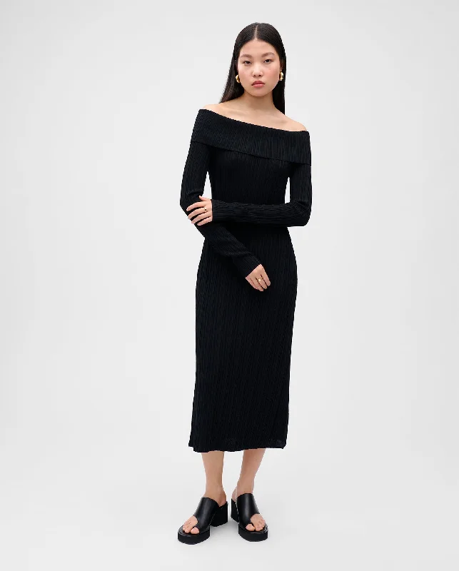 Belted Women's Cotton Blend Sweater Dresses for a Casual LookKANDICE Dress