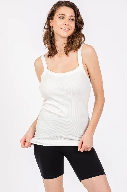 Women's Sleeveless Ribbed Tank Tops for a Trendy LookIvory Ribbed Sleeveless Tank Top Women's Sleeveless Ribbed Tank Tops for a Trendy LookIvory Ribbed Sleeveless Tank Top