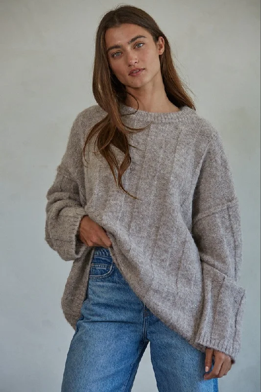 Cable - Knit Women's Pullovers in Earthy Tones for a Rustic LookJesse Pullover Sweater Cable - Knit Women's Pullovers in Earthy Tones for a Rustic LookJesse Pullover Sweater