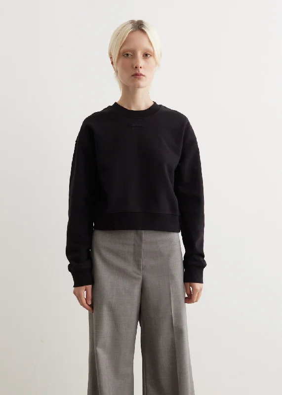 Women's oversized cropped hoodie with drawstrings for a trendy lookLe Sweatshirt