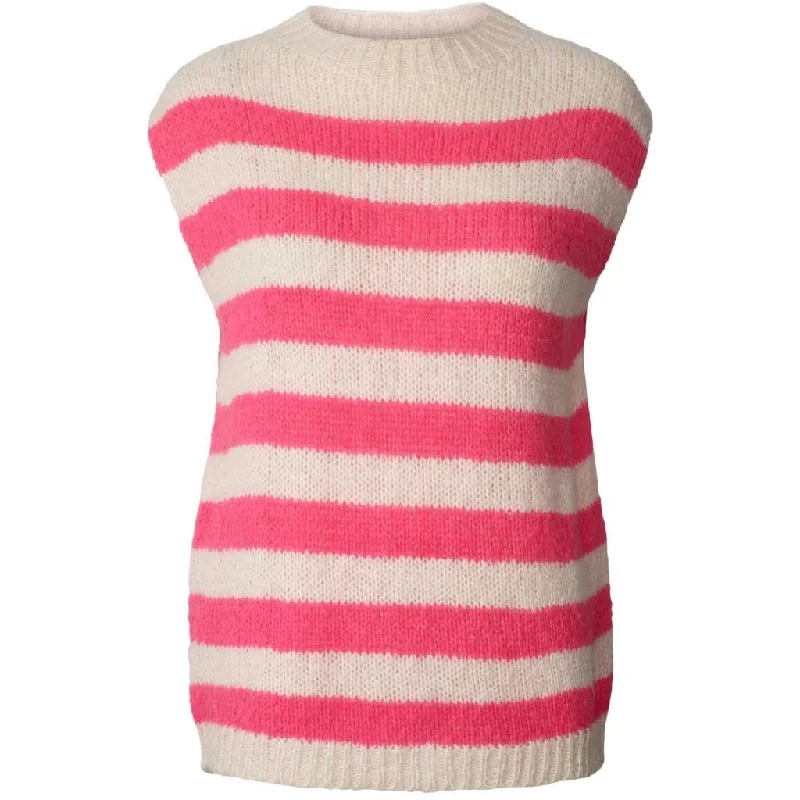 Plus Size Women's Vests with Pockets for Added ConvenienceLollys Laundry Neon Pink Rosa Vest Plus Size Women's Vests with Pockets for Added ConvenienceLollys Laundry Neon Pink Rosa Vest