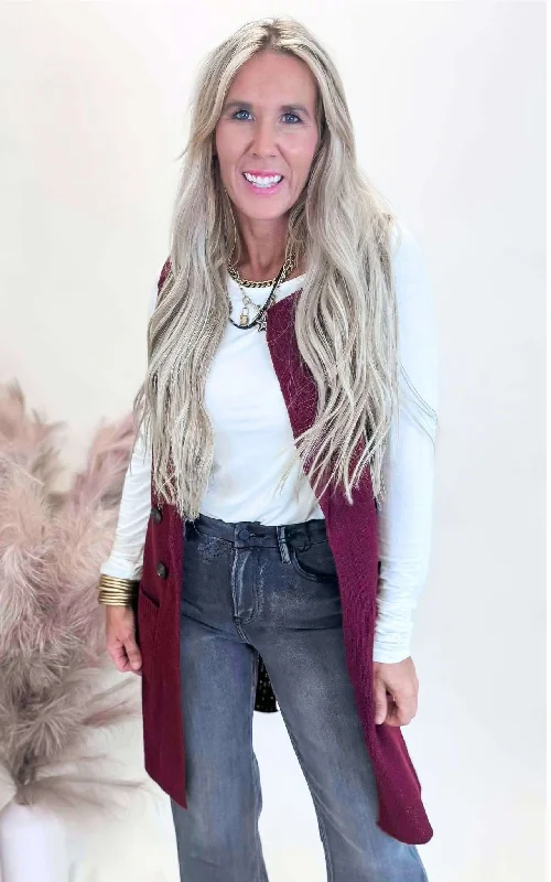 Sleeveless Women's Cashmere Vests for a Luxurious LayerLong Sweater Vest