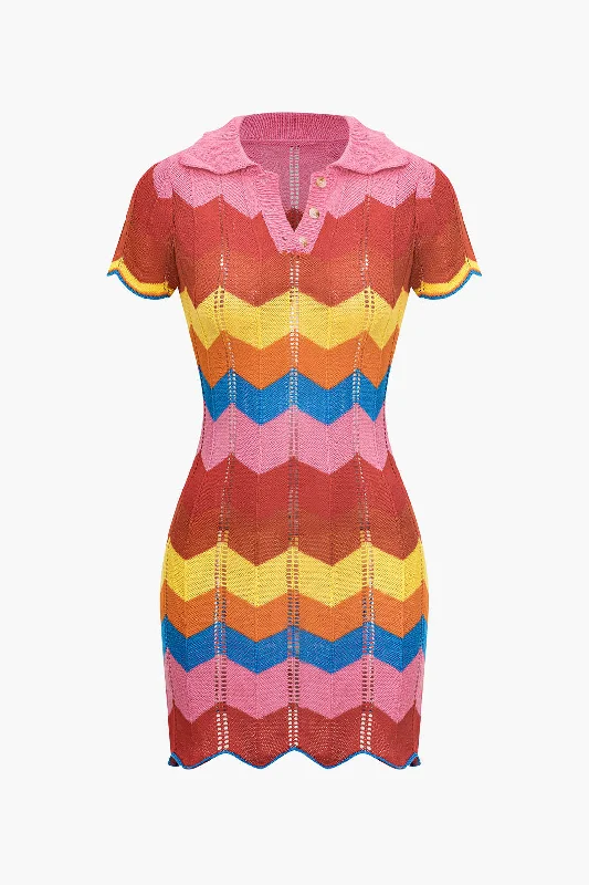 Printed Abstract Women Dress for a Modern and Artistic AppealColor Block Print Knit Mini Dress Printed Abstract Women Dress for a Modern and Artistic AppealColor Block Print Knit Mini Dress