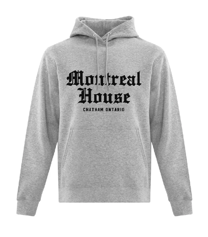 Women's graphic - printed sweatshirt featuring floral patterns for a feminine touchMontreal House Hooded Sweatshirt