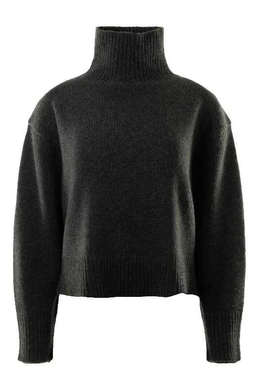 Plus Size Women's Button - Down Sweater in Mustard Yellow for a Pop of ColorNili Lotan Omaira Sweater in Dark Charcoal Melange Plus Size Women's Button - Down Sweater in Mustard Yellow for a Pop of ColorNili Lotan Omaira Sweater in Dark Charcoal Melange