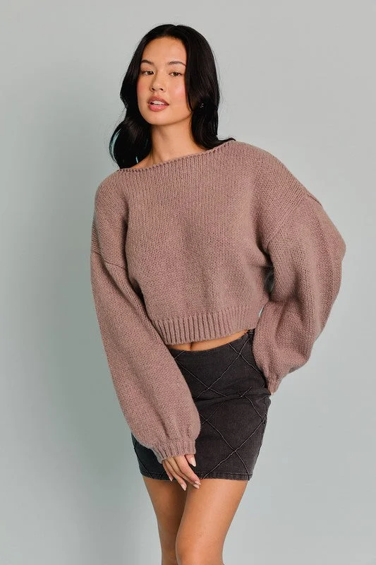 Women's High - Low Hem Pullovers in a Contemporary DesignNormandie Knit Boat Neck Pullover Sweater Women's High - Low Hem Pullovers in a Contemporary DesignNormandie Knit Boat Neck Pullover Sweater