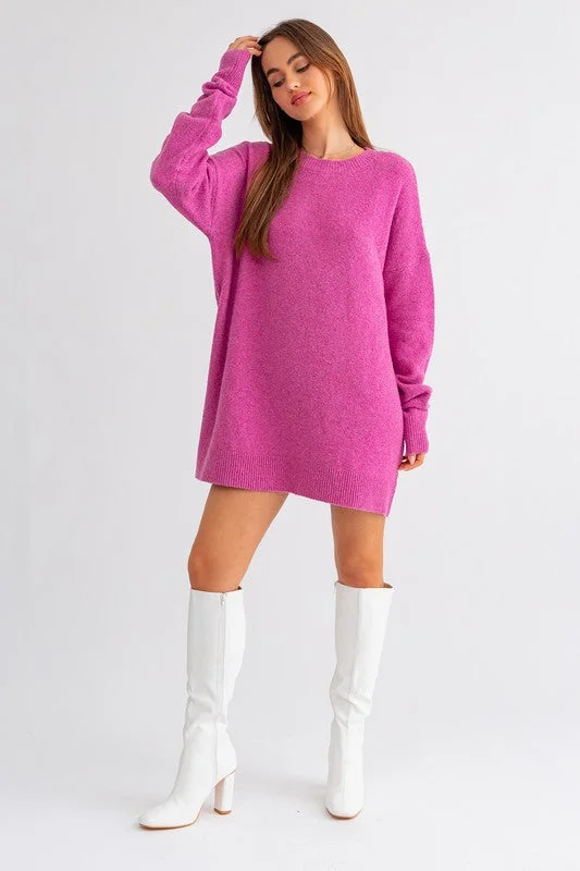 Longline Women's Mohair Sweater Dresses in a Loose FitRecycled Yarn Oversized Sweater Dress Longline Women's Mohair Sweater Dresses in a Loose FitRecycled Yarn Oversized Sweater Dress