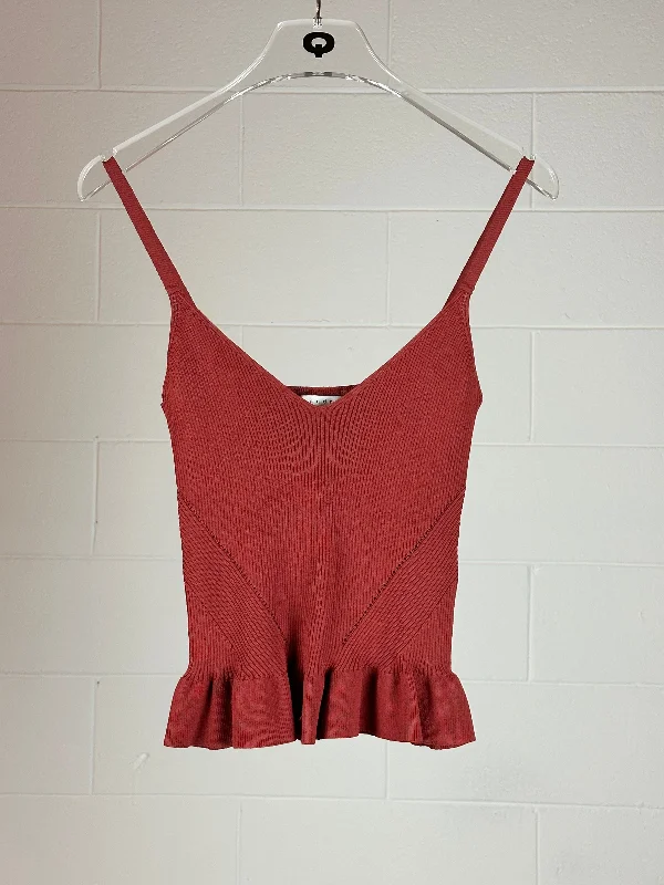 Women's Longline Tank Tops with Abstract PrintsRibbed Tanktop