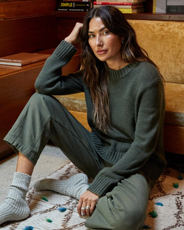 Plus Size Women's Mock - Neck Sweater in Teal with a Side Slit for a Modern TwistRoma Sweater Plus Size Women's Mock - Neck Sweater in Teal with a Side Slit for a Modern TwistRoma Sweater