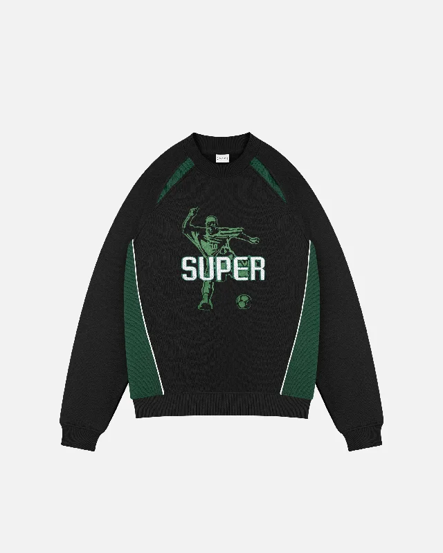 Women's hoodie with a detachable hood for customizable stylingSuper Panelled Sweat