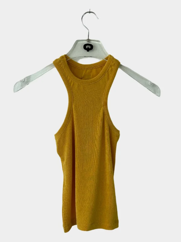 Women's Sleeveless Ribbed Tank Tops for a Trendy LookTank Top Effek