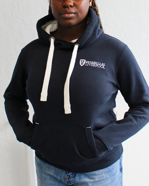 Women's mock - neck sweatshirt made of moisture - wicking material for fitness useUniversity Of Liverpool Leavers hoody 2024