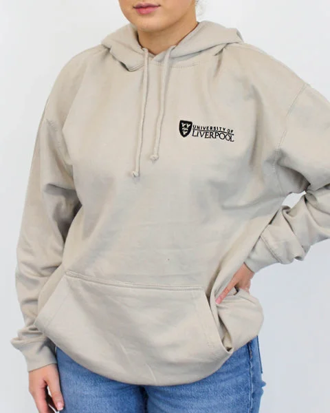 Women's hoodie with a detachable hood for customizable stylingUniversity Of Liverpool Unisex Hoody
