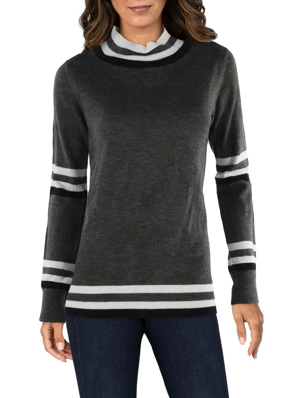 Plus Size Women's Pullovers with Pockets for PracticalityWomens Acrylic Crew Neck Pullover Sweater Plus Size Women's Pullovers with Pockets for PracticalityWomens Acrylic Crew Neck Pullover Sweater