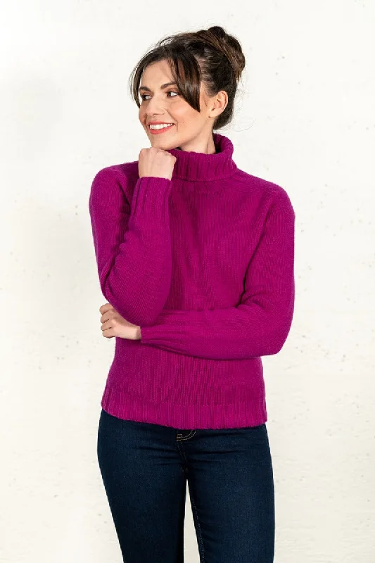 Plus Size Women's Button - Down Sweater in Mustard Yellow for a Pop of ColorWomens Chunky Geelong Superfine Lambswool Polo Neck Jumper - Pink Plus Size Women's Button - Down Sweater in Mustard Yellow for a Pop of ColorWomens Chunky Geelong Superfine Lambswool Polo Neck Jumper - Pink