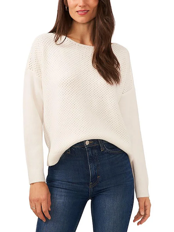 Women's Oversized Chunky Knit Pullovers in Neutral TonesWomens Knit Ribbed Trim Pullover Sweater Women's Oversized Chunky Knit Pullovers in Neutral TonesWomens Knit Ribbed Trim Pullover Sweater