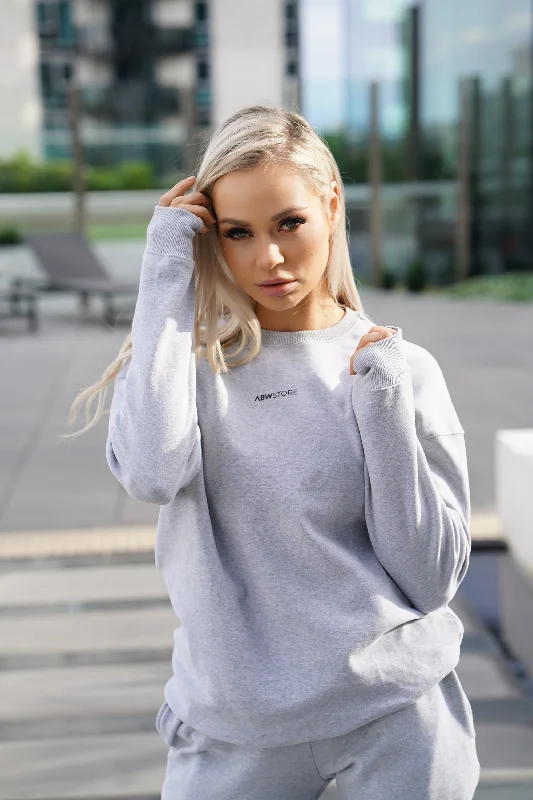 Women's Sequined Trimmed Sweater in Gold for a Glamorous Party LookWomens Oversized Sweater - Grey Women's Sequined Trimmed Sweater in Gold for a Glamorous Party LookWomens Oversized Sweater - Grey