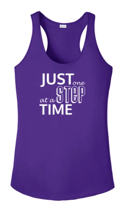 Square Neck Women's Organic Cotton Tank Tops in Earth TonesWomen's Reflective Tank Top - Just One Step at a Time Square Neck Women's Organic Cotton Tank Tops in Earth TonesWomen's Reflective Tank Top - Just One Step at a Time