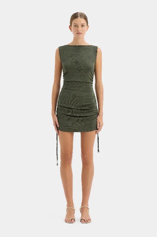 Halter Neck Women Dress to Show Off the Shoulders and NecklineYolanda Ruched Mini Dress Halter Neck Women Dress to Show Off the Shoulders and NecklineYolanda Ruched Mini Dress