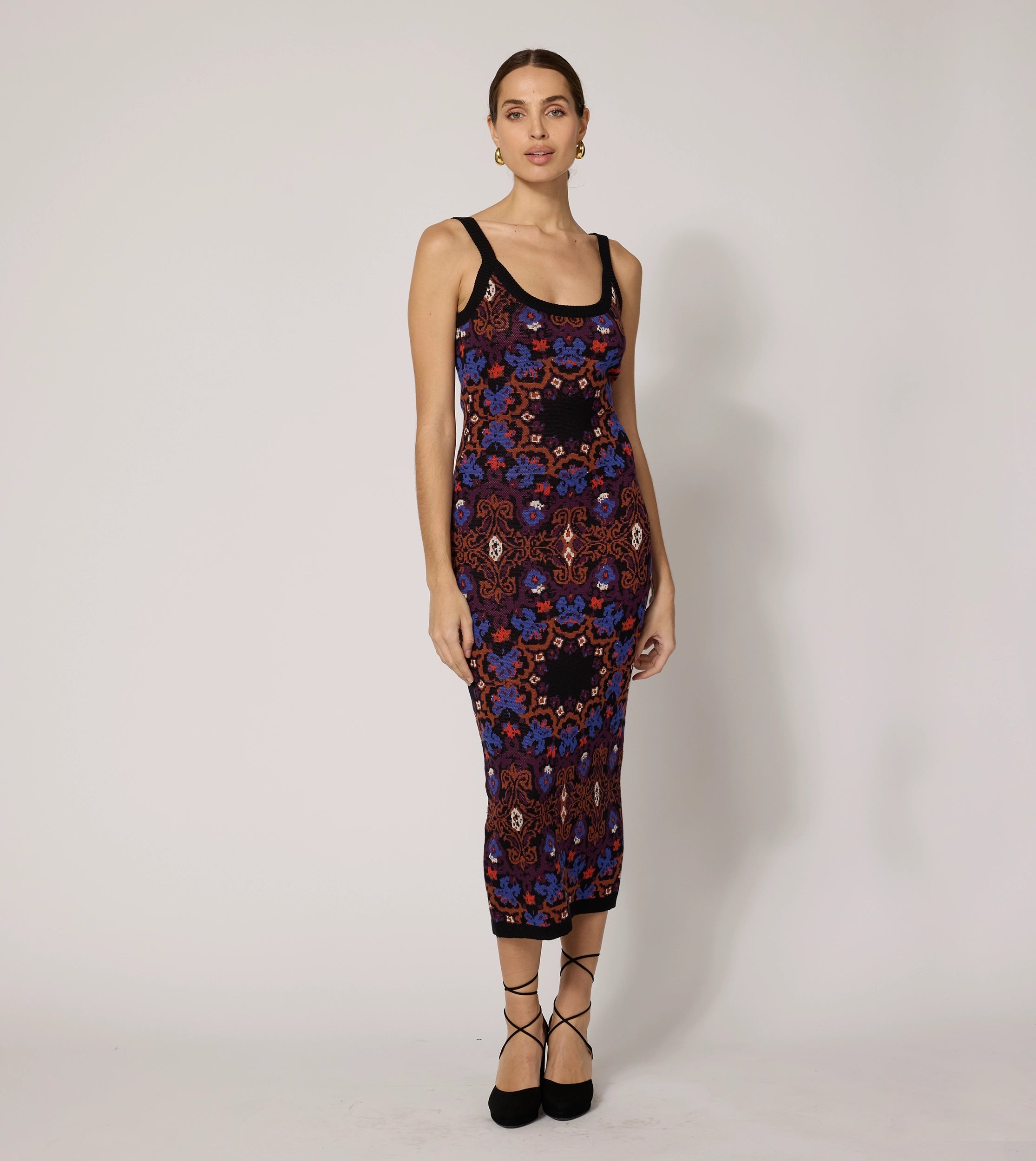 Little Black Women Dress with Sequins for a Glamorous Night OutPayton Midi Dress | Venezia