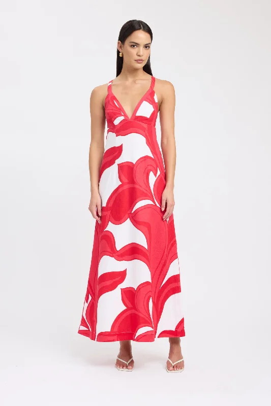 Halter Neck Women Dress to Show Off the Shoulders and NecklineZani Maxi Dress