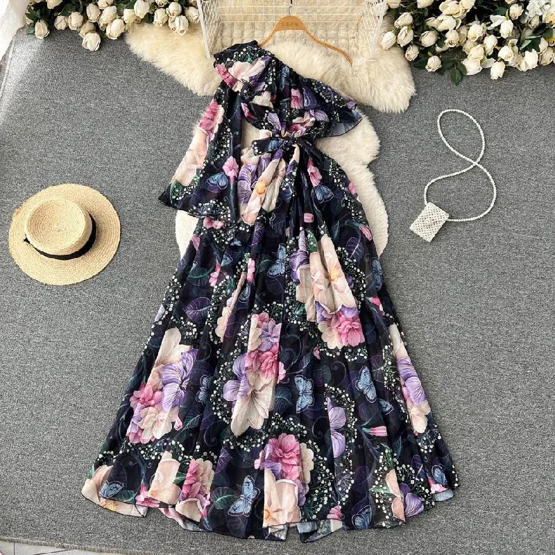 Backless Women Dress for a Sexy and Alluring Look at Evening Events Backless Women Dress for a Sexy and Alluring Look at Evening Events Alyssa Floral Dress