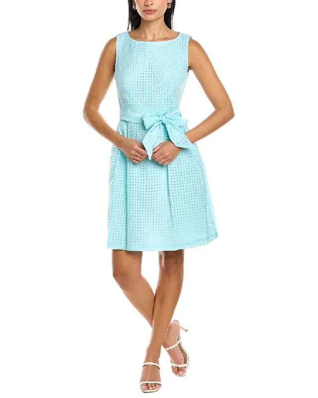 Long - Sleeve Women Dress in Velvet for a Luxurious Winter Look Long - Sleeve Women Dress in Velvet for a Luxurious Winter Look Anne Klein Pleated Mini Dress