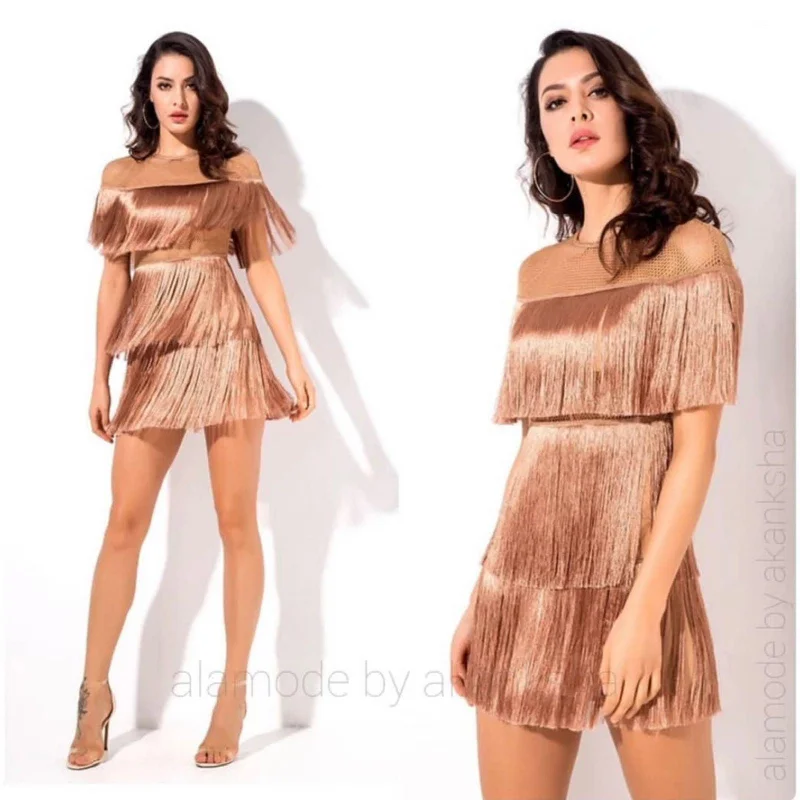 Wrap - Style Women Dress with Adjustable Fit for All Body Types Wrap - Style Women Dress with Adjustable Fit for All Body Types Araya Statement Tassel Dress Wrap - Style Women Dress with Adjustable Fit for All Body Types Wrap - Style Women Dress with Adjustable Fit for All Body Types Araya Statement Tassel Dress