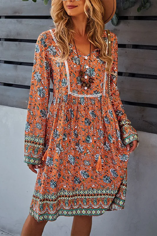 Pleated Women Dress with a Timeless and Elegant Texture Pleated Women Dress with a Timeless and Elegant Texture Bohemian Print V-Neck Knee Length Dress Pleated Women Dress with a Timeless and Elegant Texture Pleated Women Dress with a Timeless and Elegant Texture Bohemian Print V-Neck Knee Length Dress