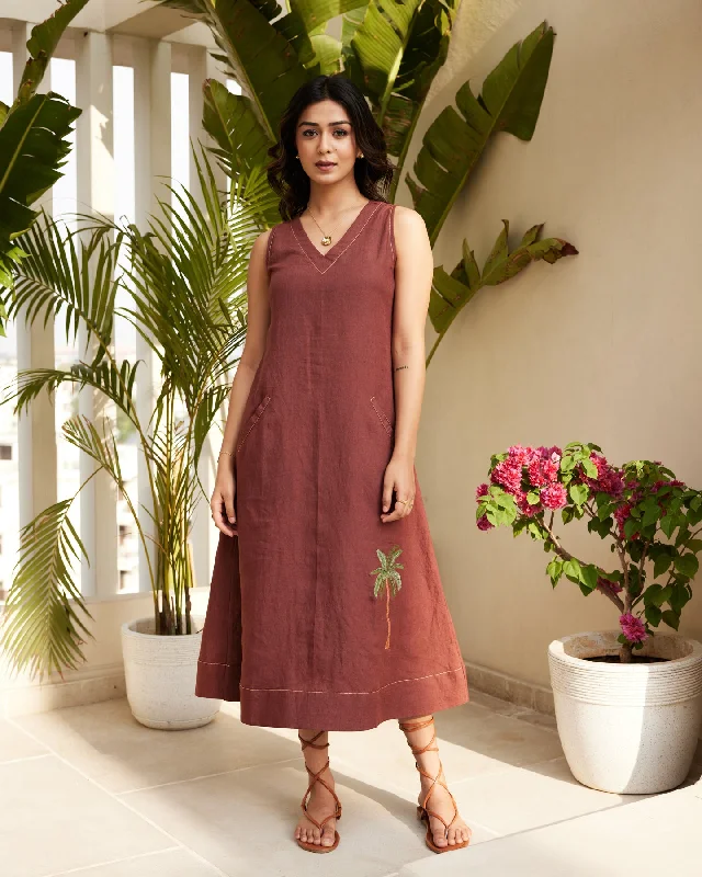 Backless Women Dress for a Sexy and Alluring Look at Evening Events Backless Women Dress for a Sexy and Alluring Look at Evening Events Brown Pure Linen Dress Backless Women Dress for a Sexy and Alluring Look at Evening Events Backless Women Dress for a Sexy and Alluring Look at Evening Events Brown Pure Linen Dress