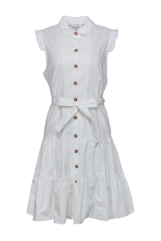Backless Women Dress for a Sexy and Alluring Look at Evening Events Backless Women Dress for a Sexy and Alluring Look at Evening Events Calvin Klein - White Sleeveless Button-Up Tiered A-Line Dress Sz 12