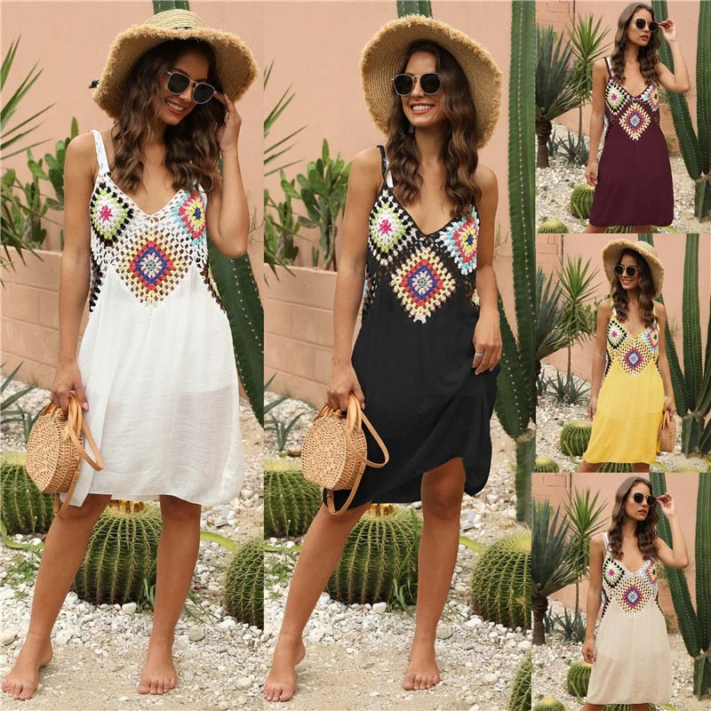 Wrap - Style Women Dress with Adjustable Fit for All Body Types Wrap - Style Women Dress with Adjustable Fit for All Body Types Crochet Beach Cover-ups Summer Tunic Cover Up saida de praia Knitted Swimsuit Ups for Women Vestido Playa Mujer White Dress Wrap - Style Women Dress with Adjustable Fit for All Body Types Wrap - Style Women Dress with Adjustable Fit for All Body Types Crochet Beach Cover-ups Summer Tunic Cover Up saida de praia Knitted Swimsuit Ups for Women Vestido Playa Mujer White Dress