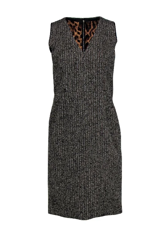 Little Black Women Dress with Sequins for a Glamorous Night Out Little Black Women Dress with Sequins for a Glamorous Night Out Dolce & Gabbana - Brown & Tan Marbled Woven Tweed Sheath Dress Sz 6 Little Black Women Dress with Sequins for a Glamorous Night Out Little Black Women Dress with Sequins for a Glamorous Night Out Dolce & Gabbana - Brown & Tan Marbled Woven Tweed Sheath Dress Sz 6